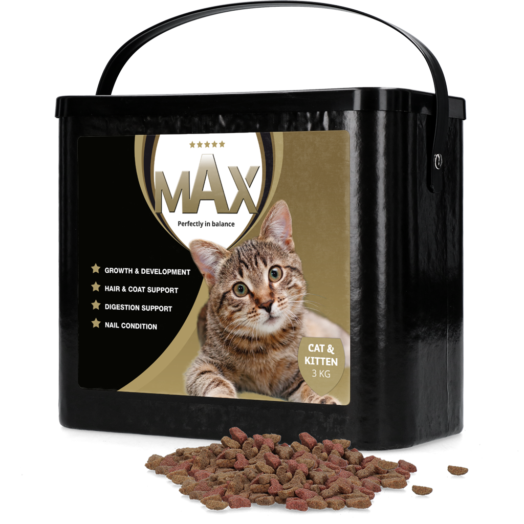 MAX Kat & Kitten 3 kg – Une alimentation complète pour chats et chatons