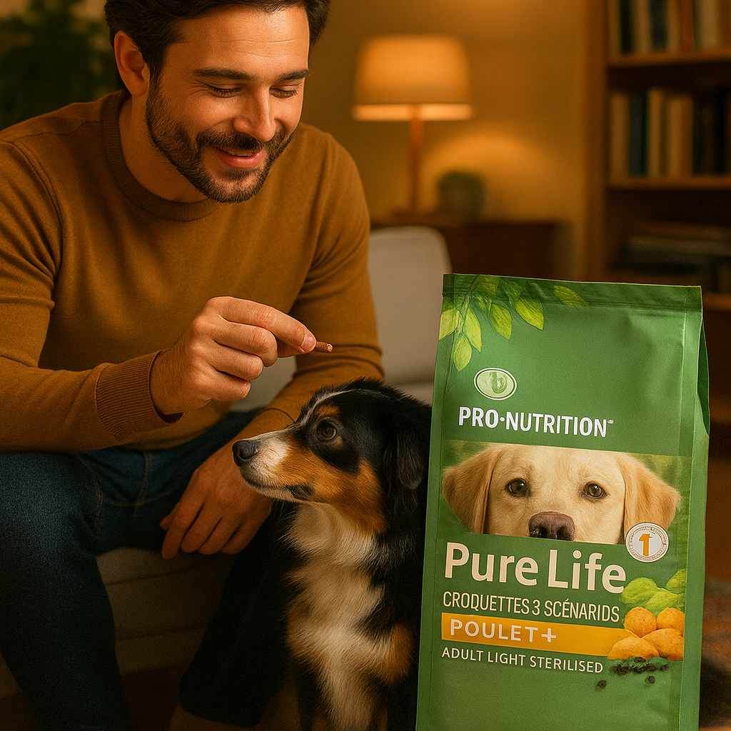 « Pourquoi choisir les croquettes Pure Life Adult Light Sterilised pour chien stérilisé ou en embonpoint »