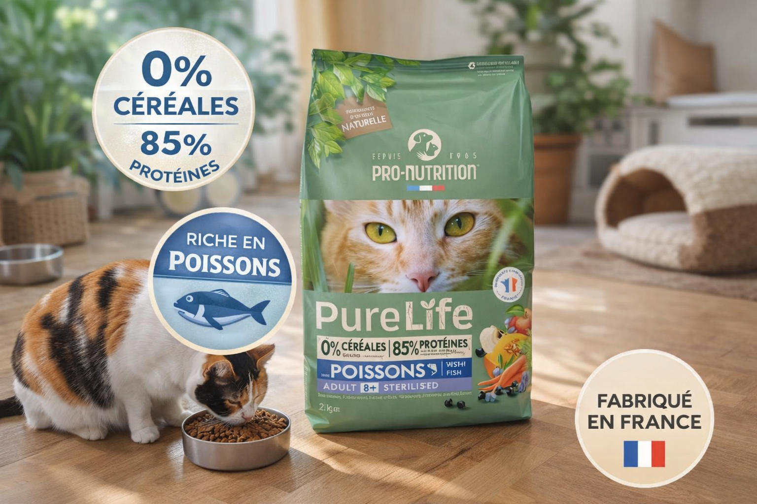 Pourquoi choisir les croquettes Pure Life pour votre chat ?