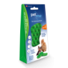 Brosse à poils longs pour chat Pet+Me, verte