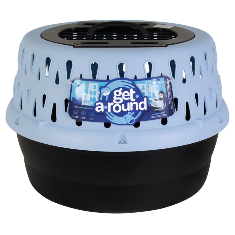 Niche Petmate Get-A-Round pour chats, bleue