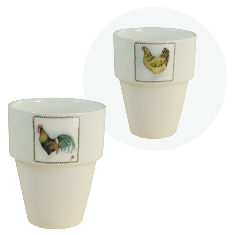 Boerenwinkel Tasse à Lait Coq/Poule