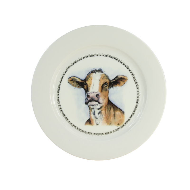Boerenwinkel Assiette Petit Déjeuner Vache