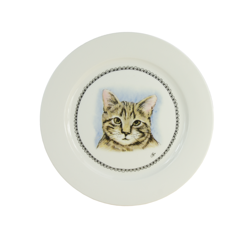 Boerenwinkel Assiette Petit Déjeuner Chat