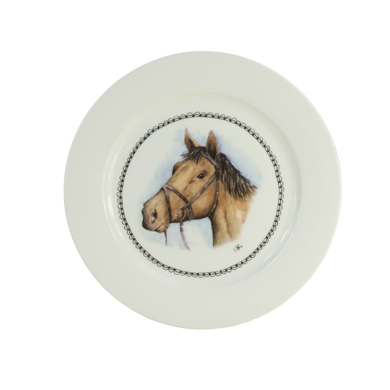 Boerenwinkel Assiette Petit Déjeuner Cheval
