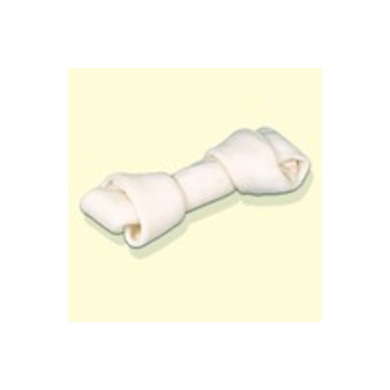Os noué blanc, peau de buffle - Friandise pour chien 12/15cm