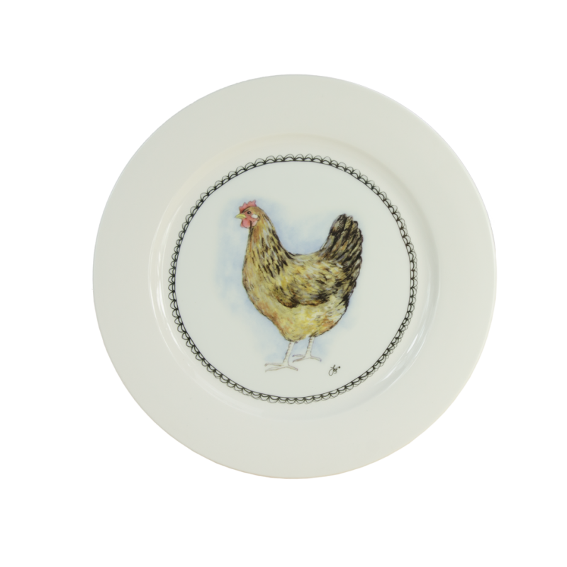 Boerenwinkel Assiette Petit Déjeuner Poule