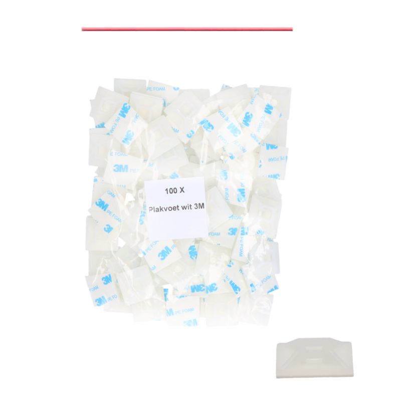 Base adhésive 3M Fil de fixation 100 pièces