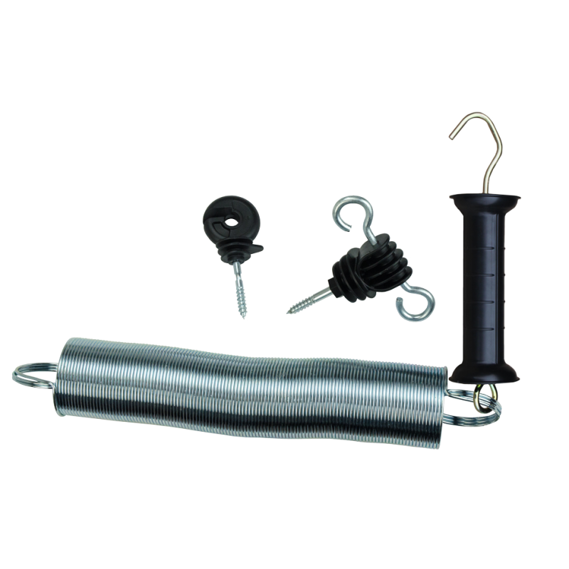 Ensemble de poignées de portail avec crochets et ressort, 5 cm