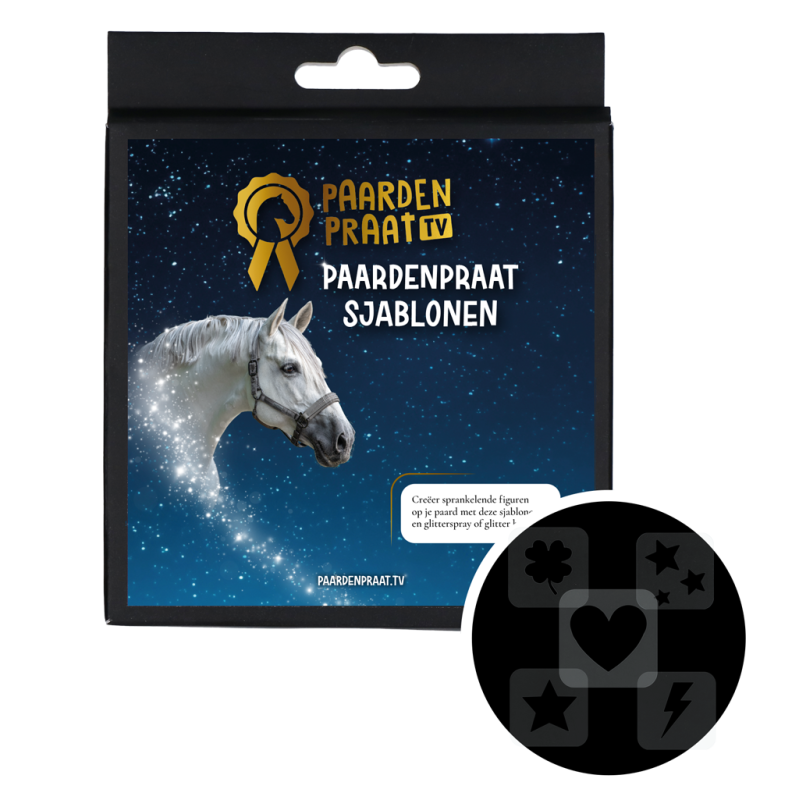 Paardenpraat TV Sjablonen 5 pièces