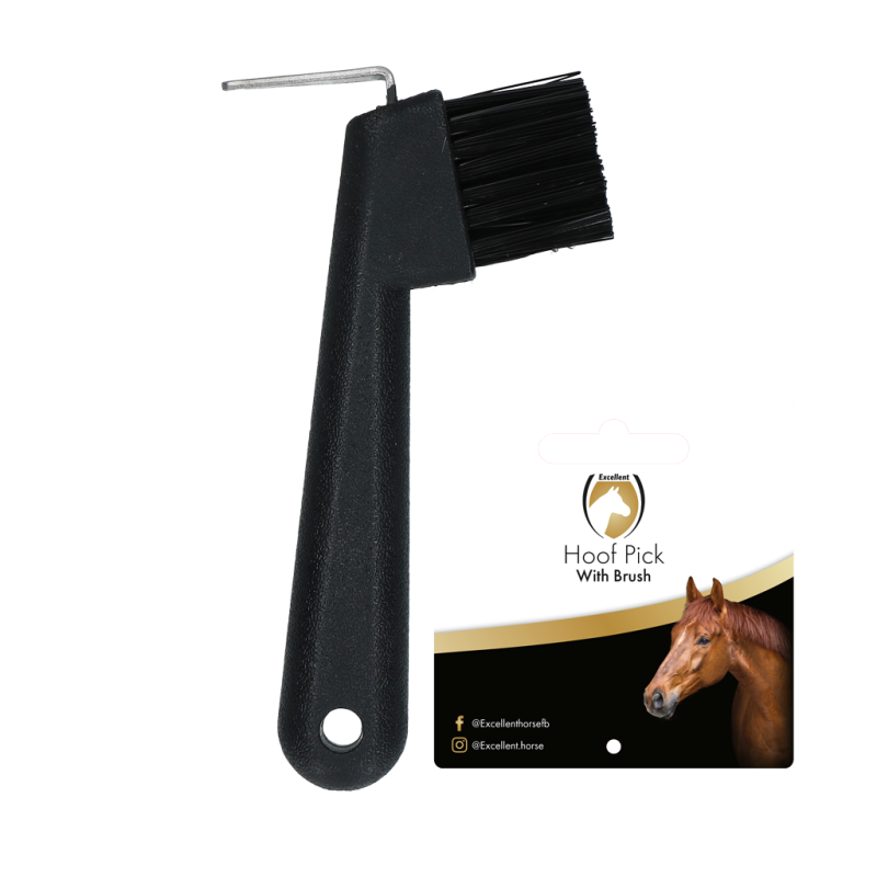 Excellent cure-pied pour cheval avec brosse
