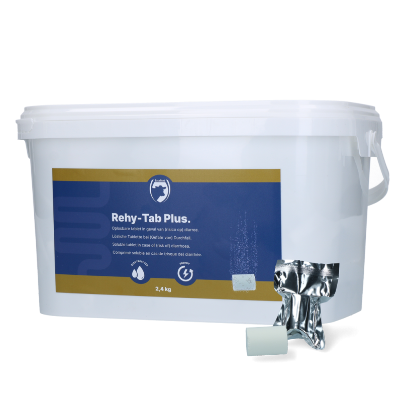 Excellent Rehy-Tab Plus (comprimé effervescent contre la diarrhée) 2,4 kg (48 comprimés)