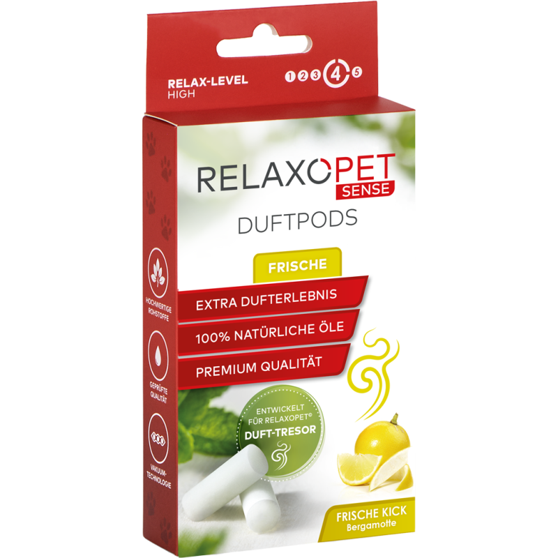 Capsules parfumées Relaxopet Sense, bergamote apaisante et relaxante