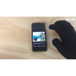 Gant d'équitation Magic Touch Noir 1 taille 4 tous