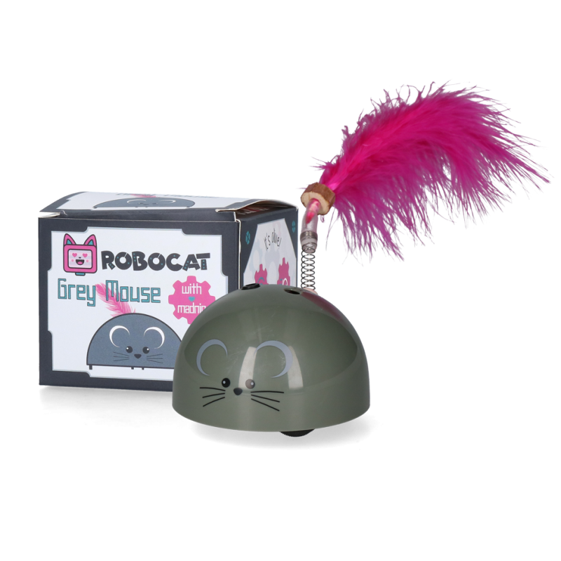 Souris Robocat grise