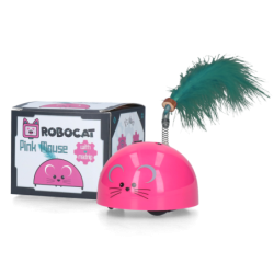 Souris Robocat rose