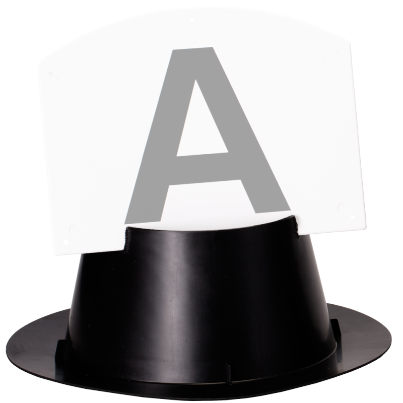 Support de saut d'obstacles pour marqueurs de saut d'obstacles