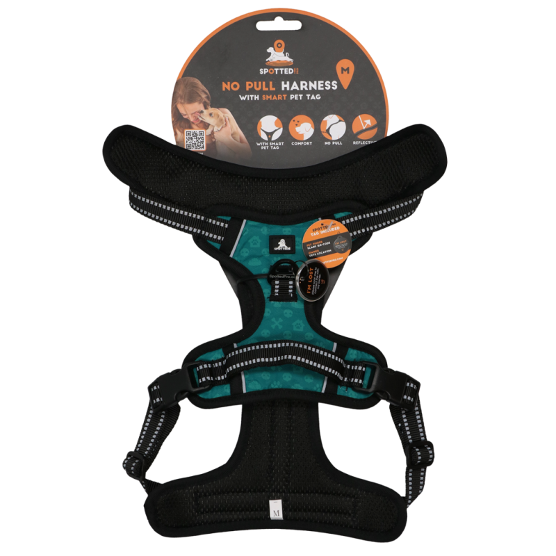 Repéré ! Harnais Pro No Pull Vert M