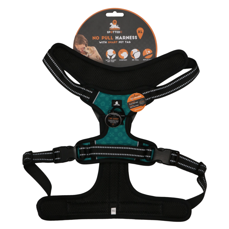 Repéré ! Harnais Pro No Pull Vert XL