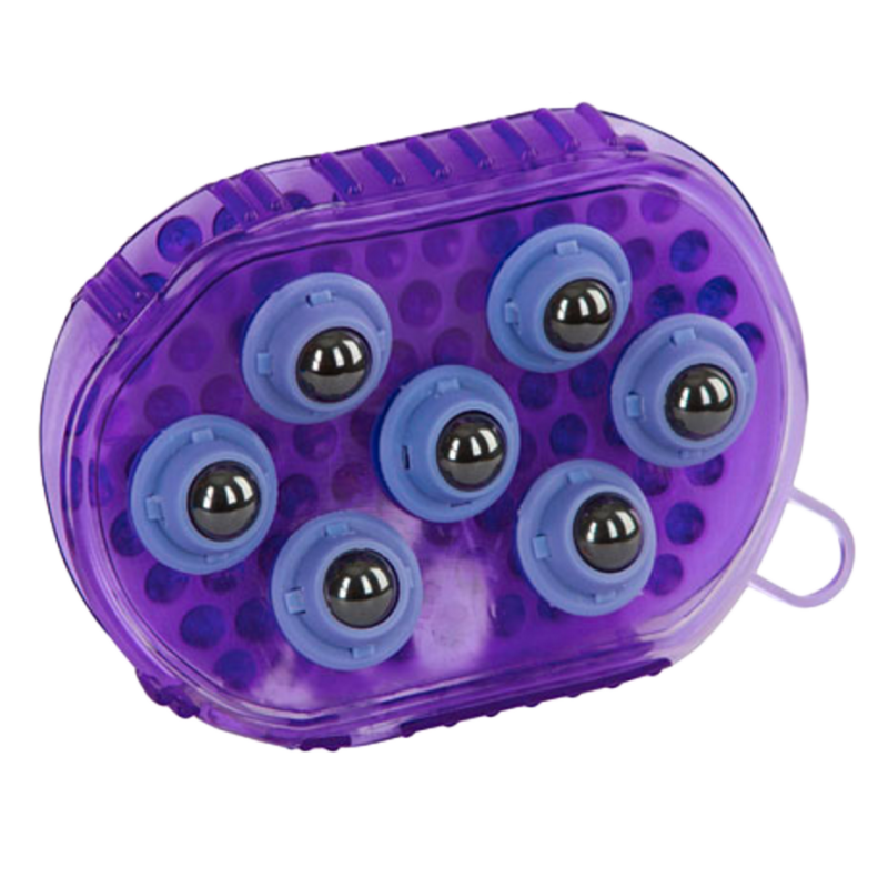 Brosse de massage magnétique Violet