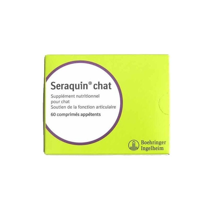Seraquin Chat - Pour les articulations et l’arthrose du chat âgé 200comprimés