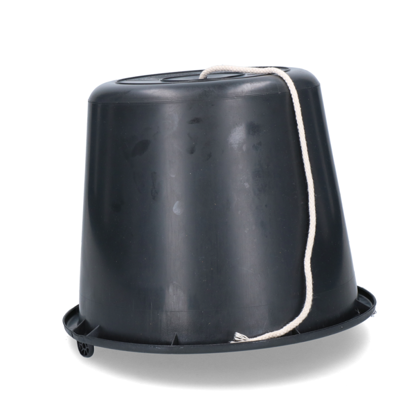 Seau à piège collant complet noir