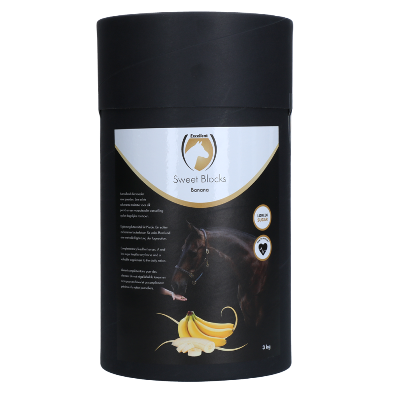 Excellent Horse Sweet Blocks Banane 3 kg