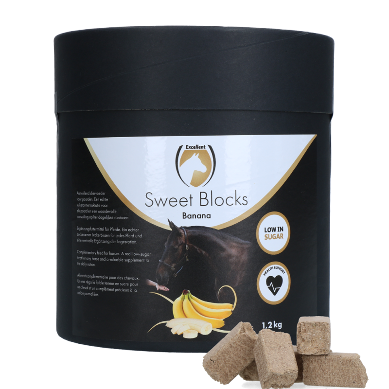 Excellent Horse Sweet Blocks Banane 1,2 kg