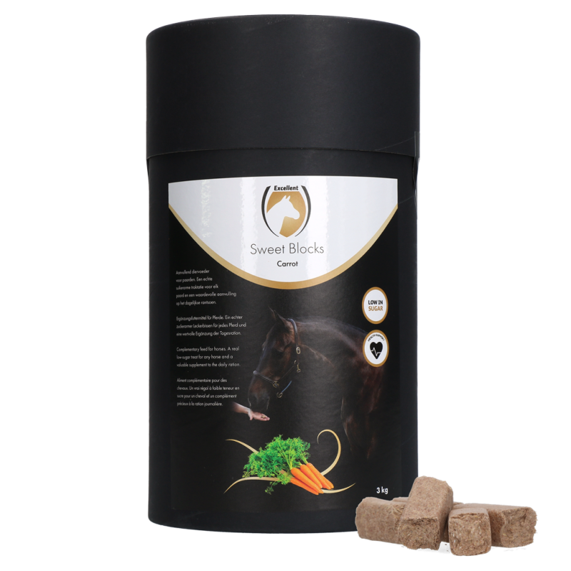 Excellent Horse Sweet Blocks Carotte 3 kg