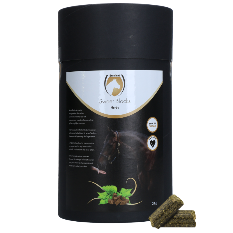 Excellent Horse Sweet Blocks Herbes 3 kg