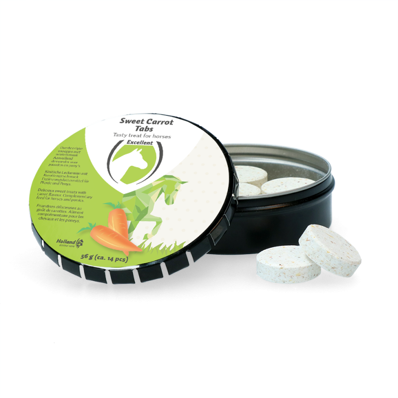 Excellents comprimés sucrés à la carotte, 14 pièces