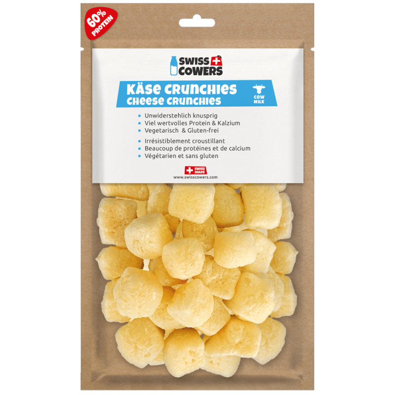 Croustillants au fromage SwissCowers Original (28 friandises)