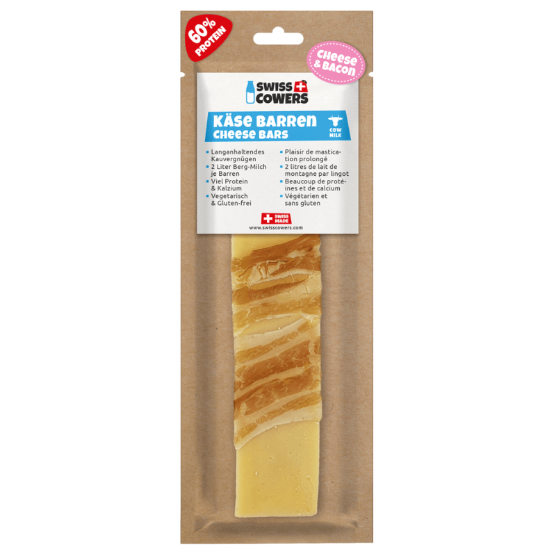 Barres de fromage SwissCowers Bacon L