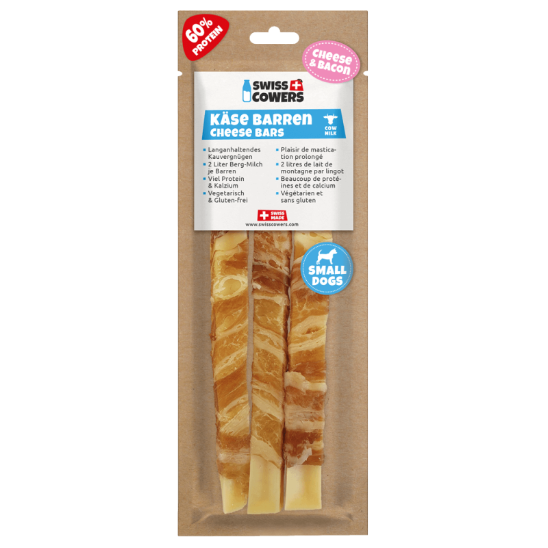 Barres de fromage SwissCowers Bacon S