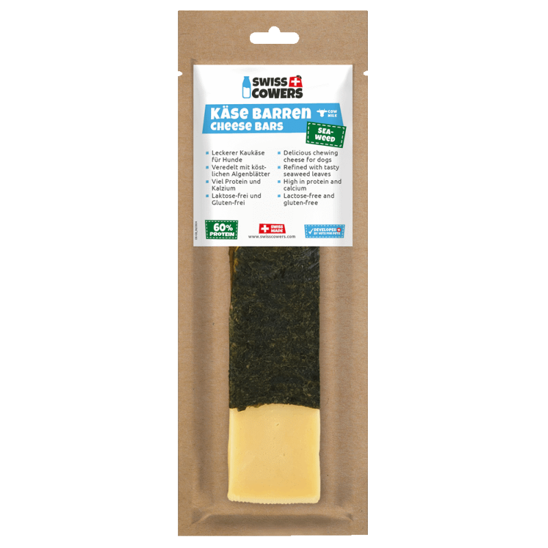 Barres de fromage SwissCowers aux algues L