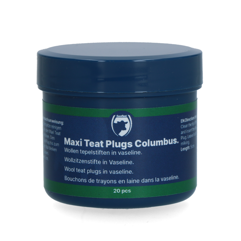 Excellent Maxi Bouchons de Tétine en Laine Columbus 5 cm 20 pcs