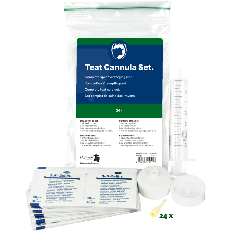 Ensemble de canules pour tétines