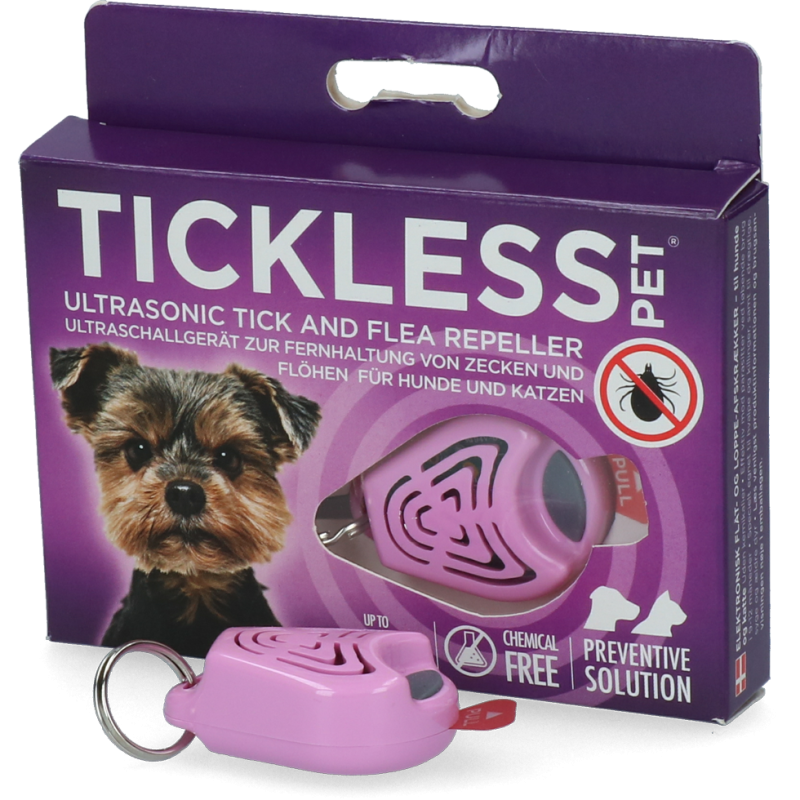 Protection Tickless Pet minimum 6 mois Rose