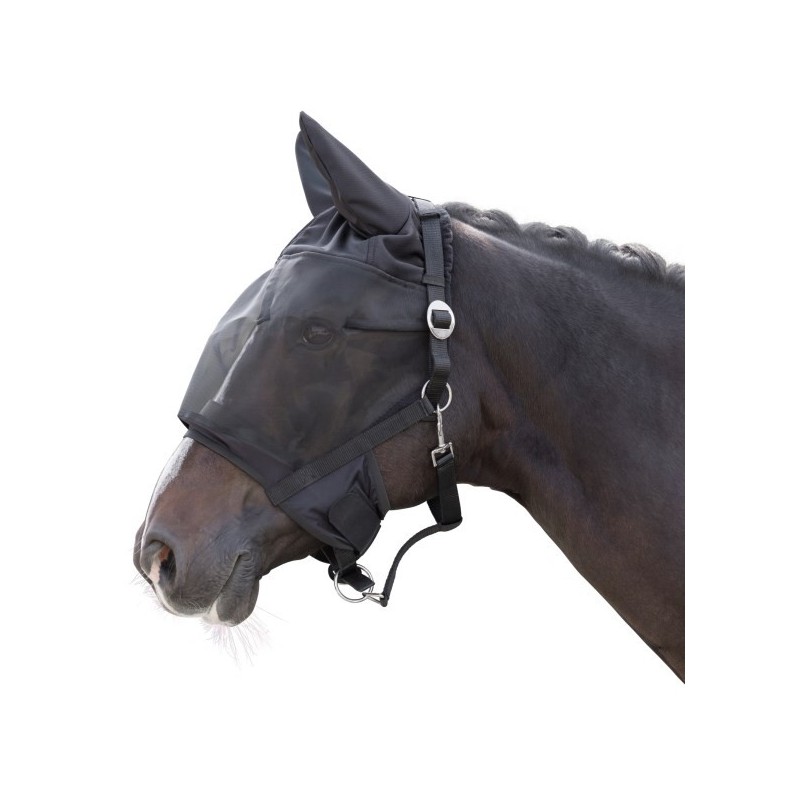 Licol avec masque anti-mouches intégré Poney