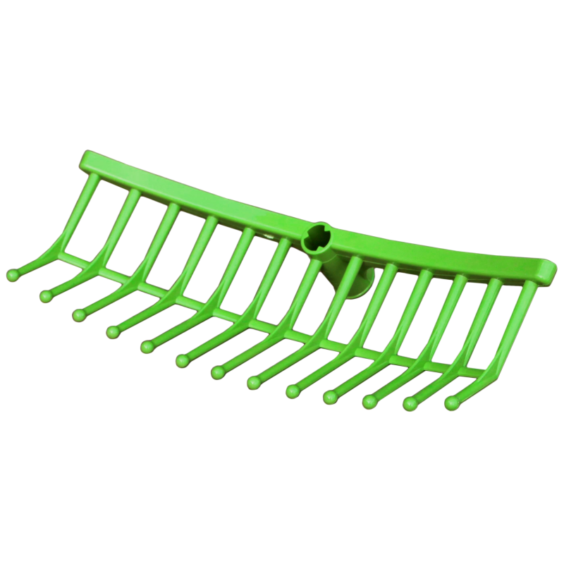 Fourche d'alimentation en plastique verte