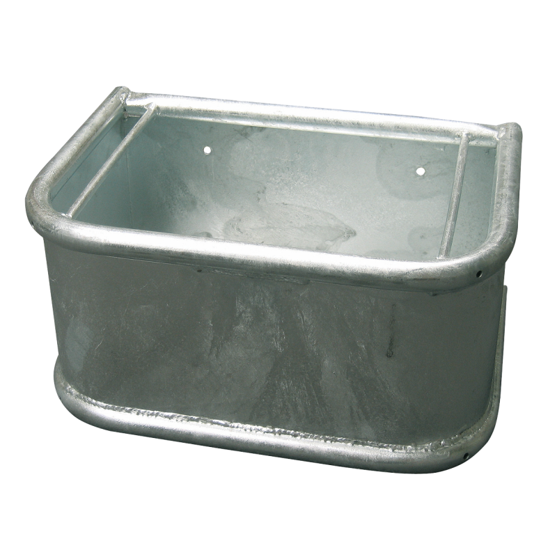 Mangeoire pour chevaux en acier galvanisé 45x34x24cm RH