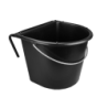 Mangeoire 15 l avec crochet et poignée Noir