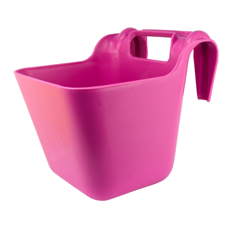 Mangeoire OK Plast avec crochets en plastique 14 l Rose