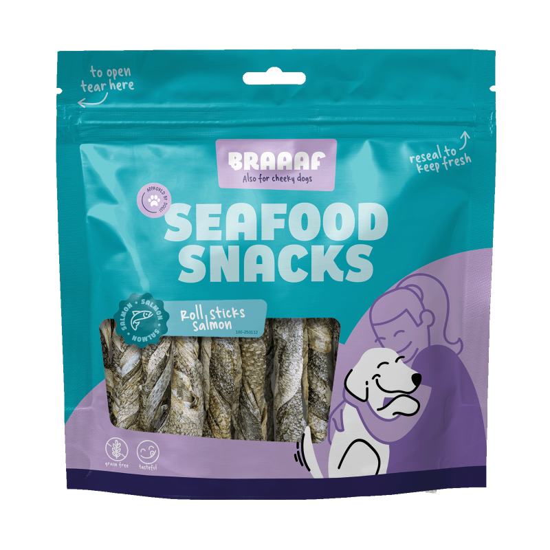 Bâtonnets de saumon aux fruits de mer Braaaf