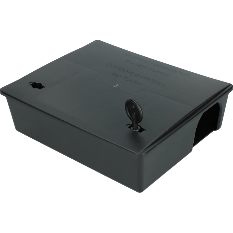 Station d'appât pour rats avec clé