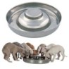 Plat à chiot en inox 37 cm