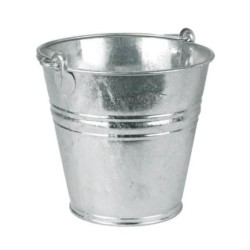 Seau galvanisé à eau, pour...
