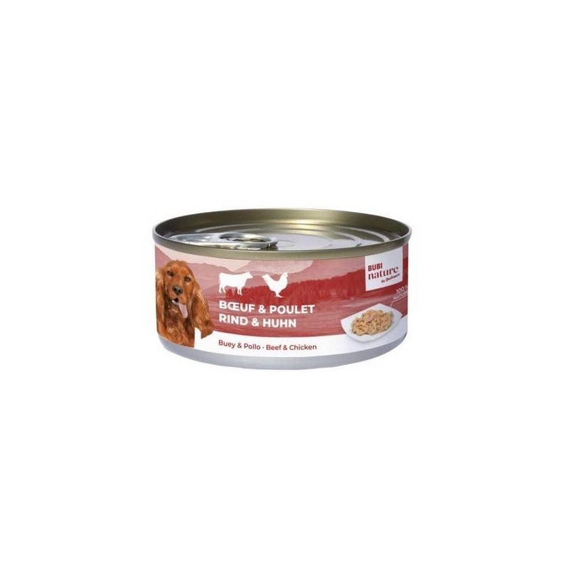 Pâtée BUBI NATURE - Boeuf et Poulet 150g