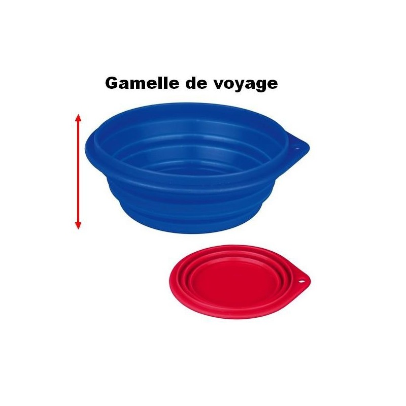 Gamelle de voyage en silicone 1L