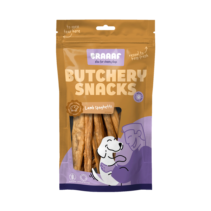 Spaghettis d'agneau Braaaf Butchery Snacks 85 g